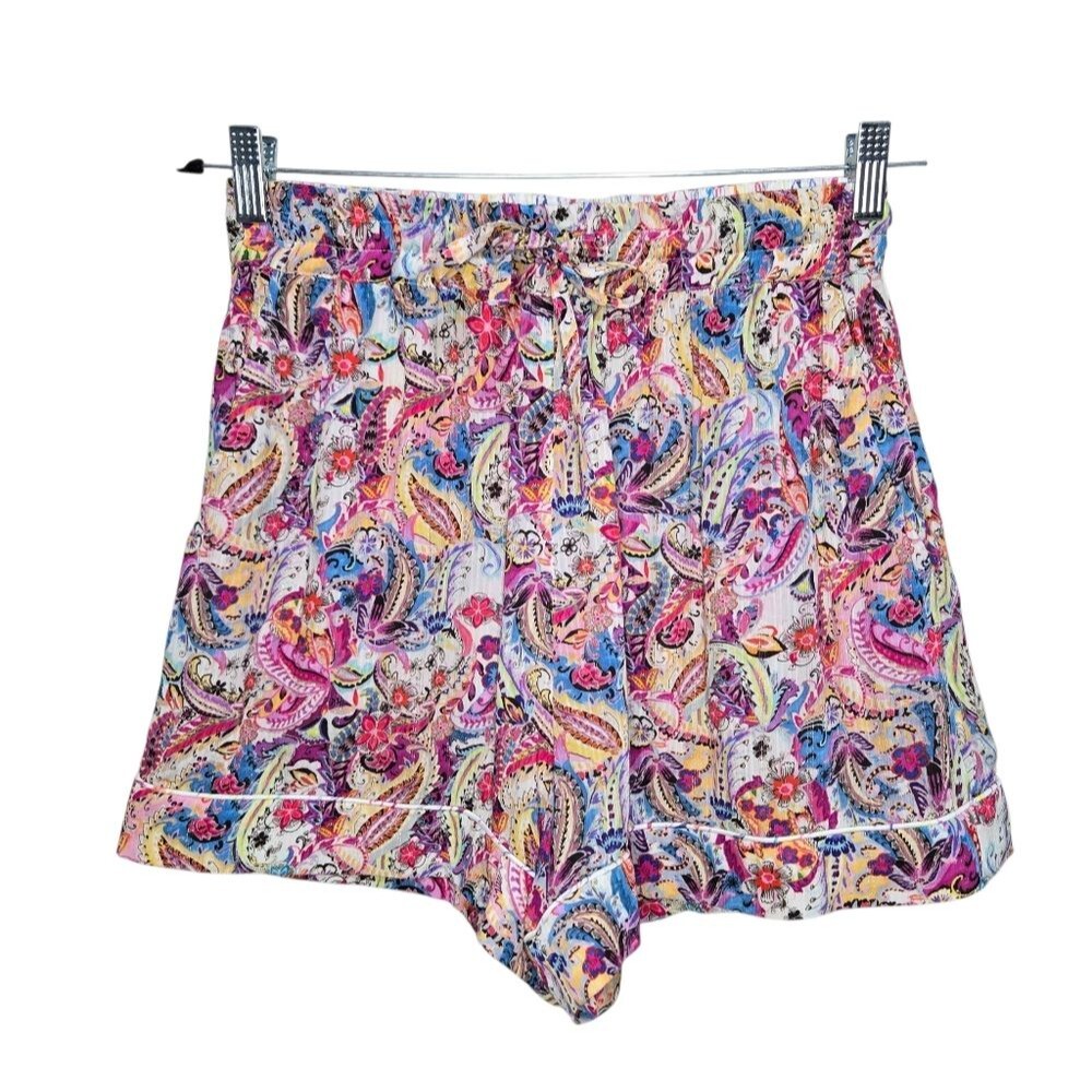 Robert Graham Clea Paisley Floral Silk Blend Shorts
